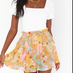 Show me your mumu mini skirt